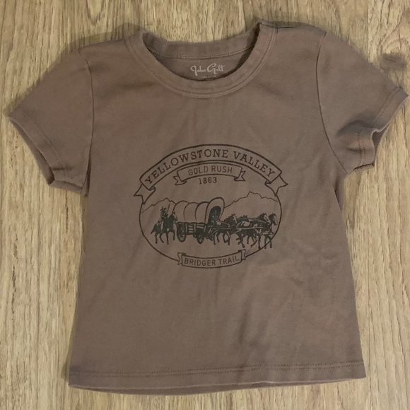 Brandy Melville Tops - John Galt Baby Tee